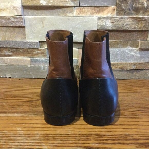 BALENCIAGA Leather Colorblock Pattern Chelsea Boots - Picture 5 of 11